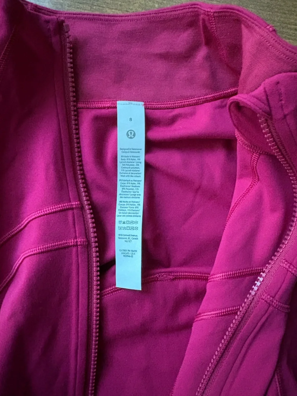 NWOT lululemon Define Jacket 8